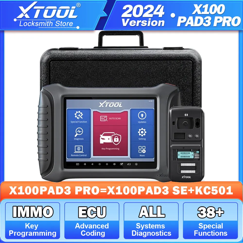 XTOOL X100 PAD3 Pro Professional Key Programming Tools With KC501 Full Systems Diagnostic tools With 38+ Services All Key Lost