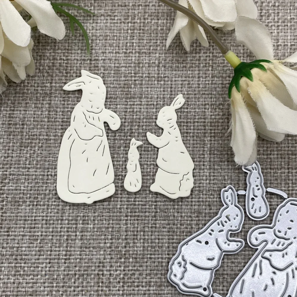 

Металлические вырубные шаблоны для скрапбукинга и декоративного тиснения: Пасхальная мама, для рукоделия, трафареты для вырезания