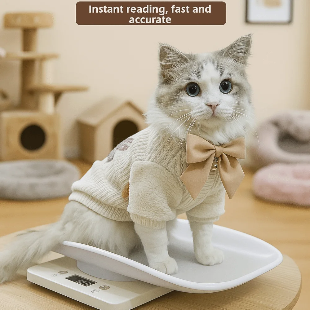 Lcd Display Digital Pet Scale High Precision Grams Weight Small Animal Scale 1g-10kg Electronic Measurement Vegetable Weighing