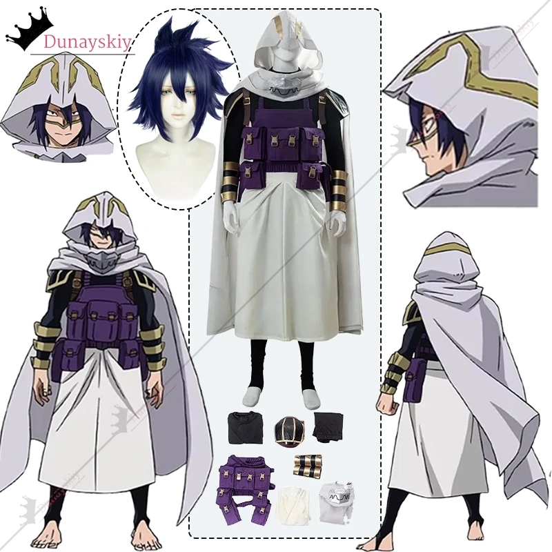 Academ Season 4 คอสเพลย์เครื่องแต่งกาย Tamaki Battle Uniform ผู้ชายอะนิเมะบทบาทเล่น Onesie ชุดวิกผม PROP ชุด Unisex ชุด s-2xl