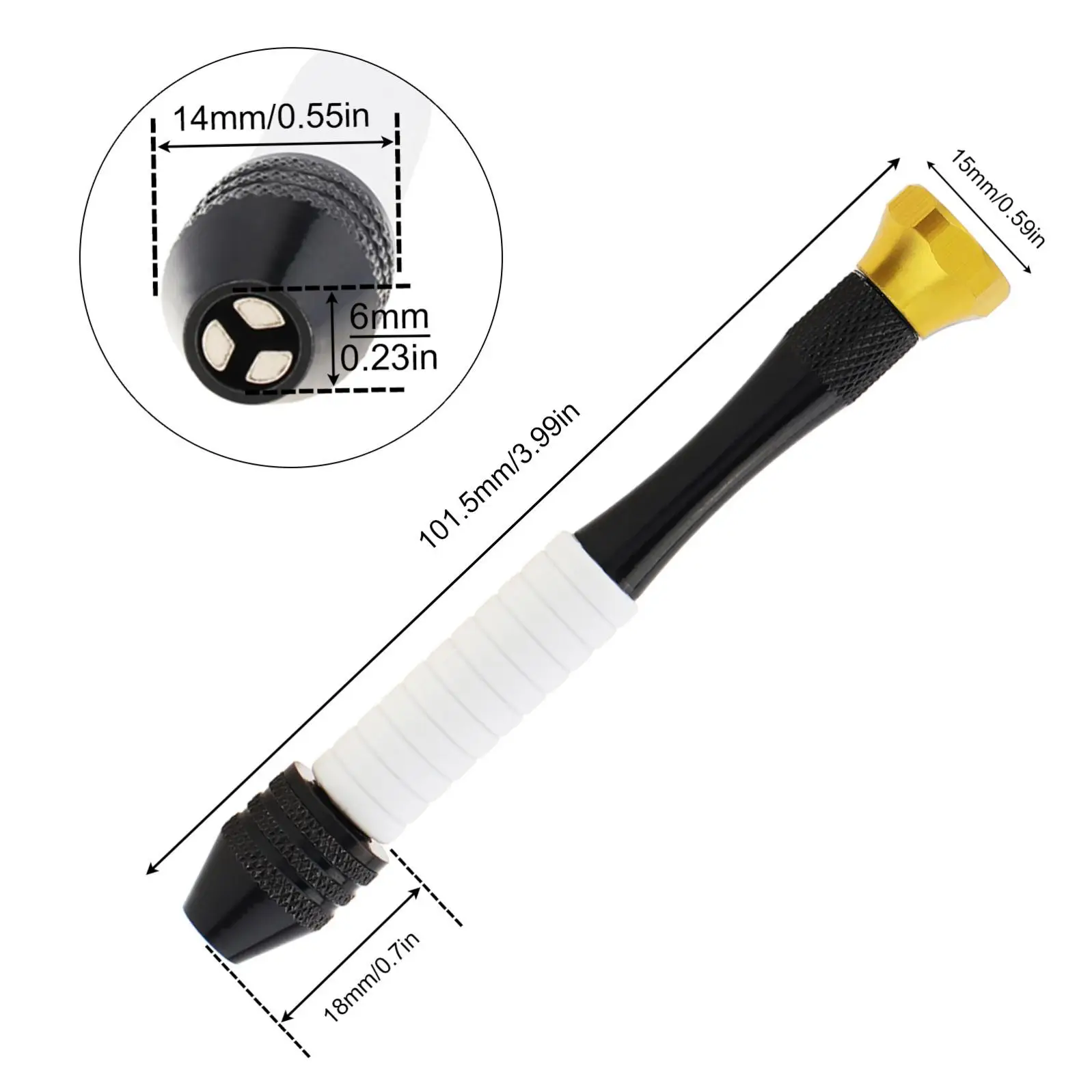 Perno morsa trapano a mano in alluminio strumento rotante manuale per intagliare gioielli che fanno artigianato lavorazione del legno foratura Mini Micro strumento trapano a mano