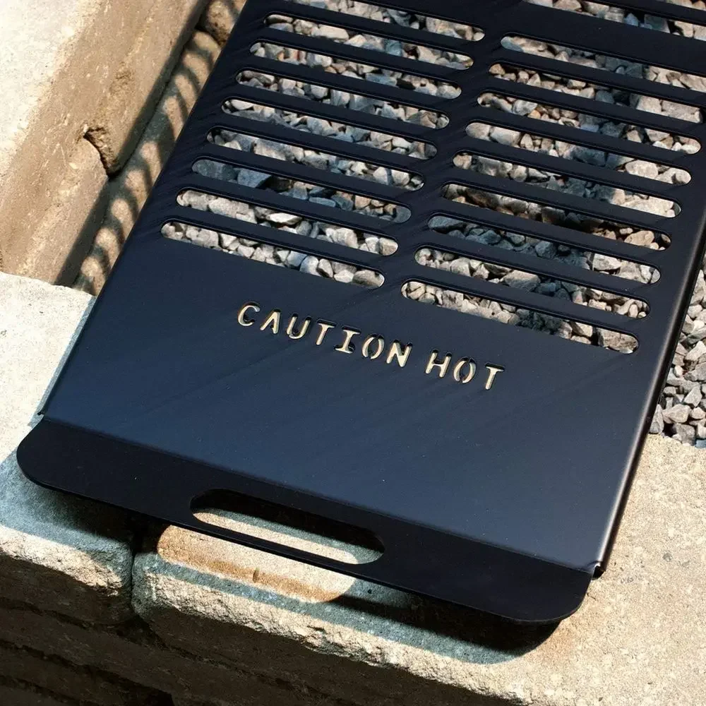 Drop-in Cooking Grate for Fire Pits, Round or Square, Made in USA