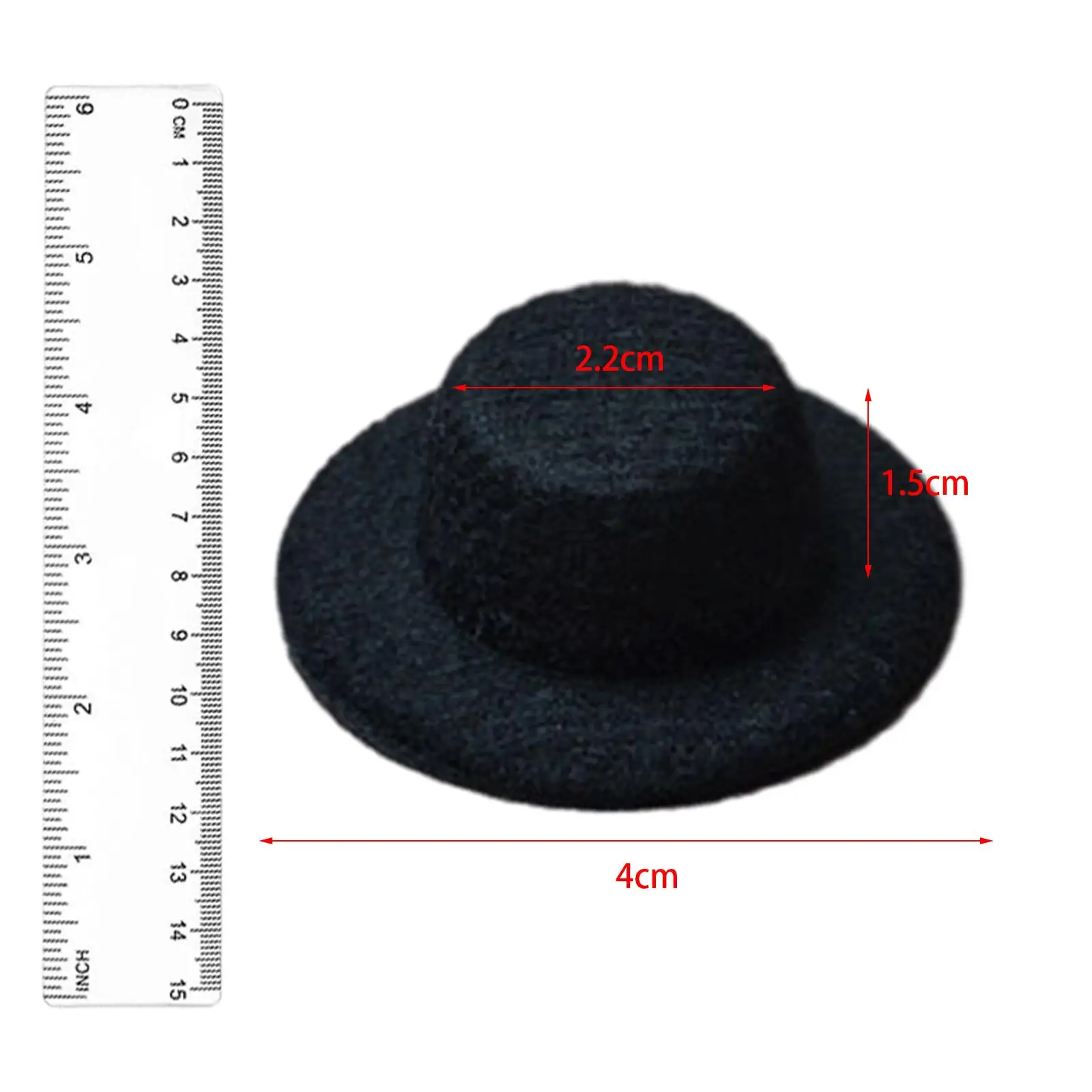 

1:12 Scale Dollhouse Headwear Hat Accessories for Miniature Scenes and Decor