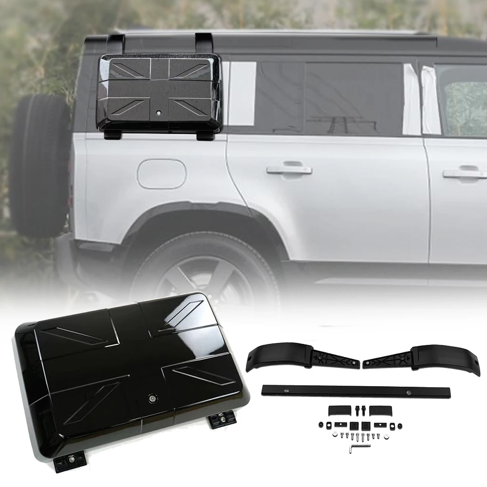 Car Exterior Side Backpack Roof Box Car Roof Rack  Storage Box  for Land rover defender 2020-2024