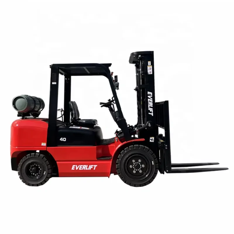 GQ-4Y lpg forklift 3M-6M lifting height 2 ton 2.5 Ton 3 ton Gasoline LPG Forklift With Side Shift Optional