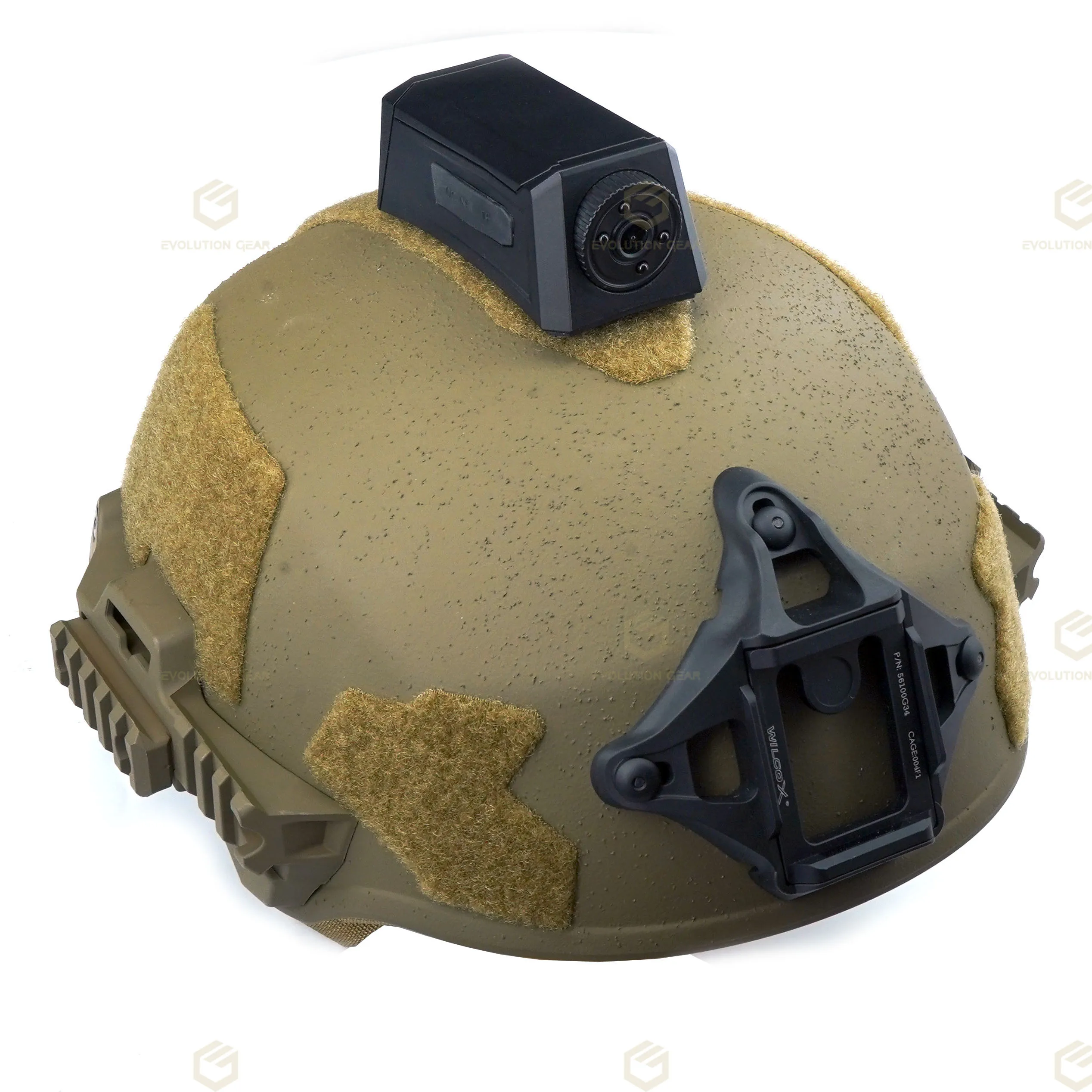 Evolution Gear Tactical Camera Night Vision Light Hunting 1080P Outdoor Sports Camera Tactical Helmet Camera for Wargame