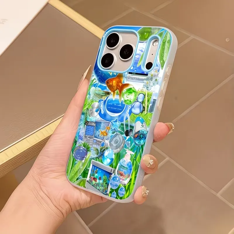 Frutiger Matte Candy Color 2 in 1 Phone Case for Motorola Moto Edge G Stylus 60 G64 50 Power Fusion Neo Pro 2025 4G 5G Aero Fish - view 4