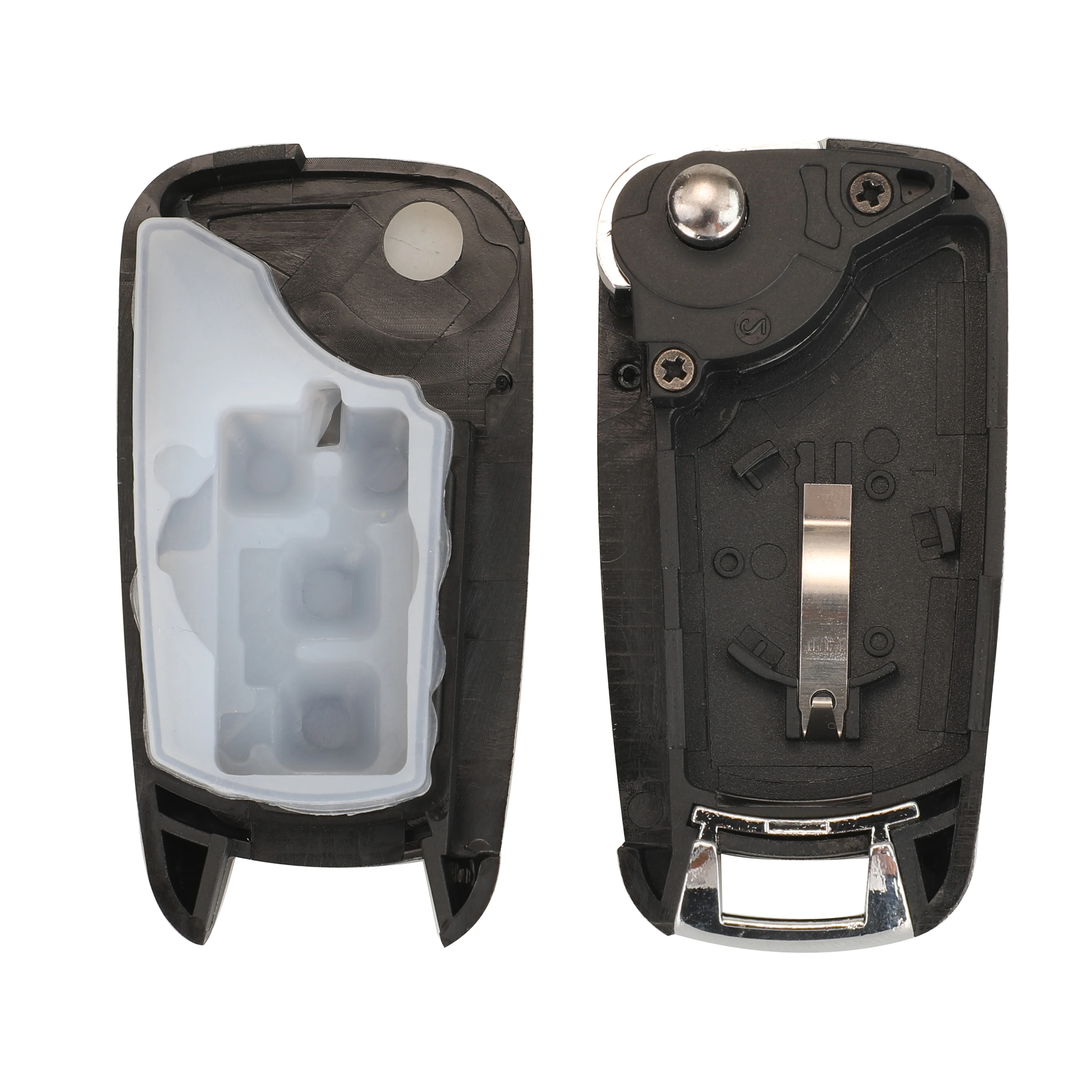 Jingyuqin-4つのボタン,ブレードなしの交換用キーシェル