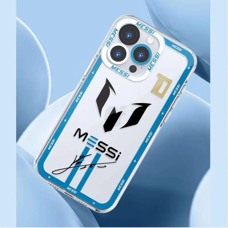 Football Spuerstar M-messi-CR77 Phone Case for Xiaomi Mi 11 Lite 11T Poco X3 NFC X5 X4 Pro 5G X4 GT M3 Pro Soft Clear Cover