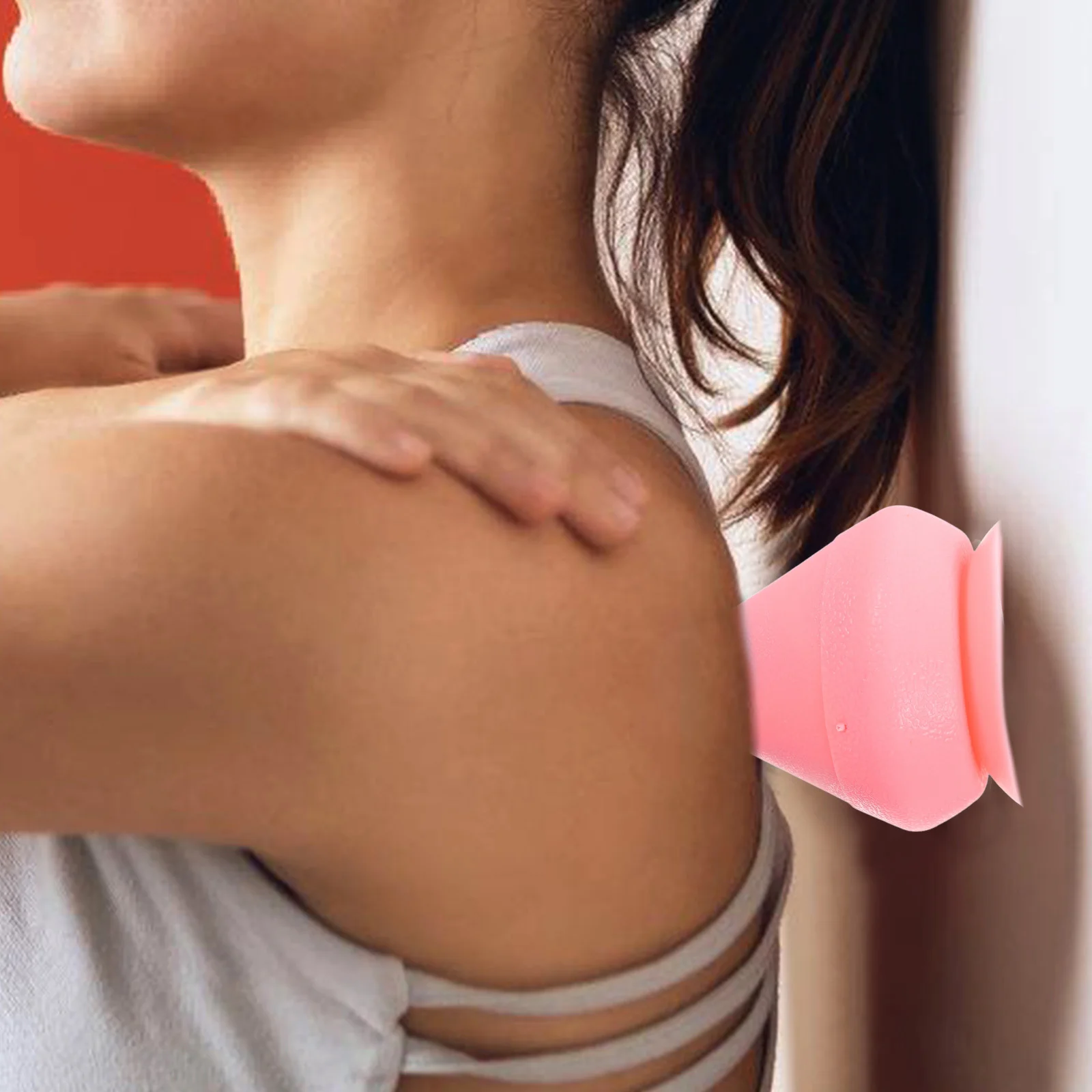 Bola de cono de masaje de succión, herramienta portátil de relajación muscular de tejido profundo para cuello, espalda, pie, masajeador de autoterapia montado en la pared