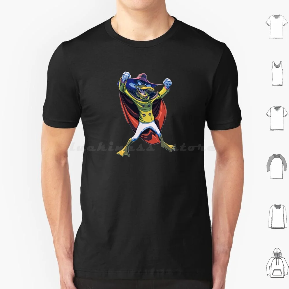 Camiseta para hombre, mujer y niño, 6xl, dibujos animados de los años 90, superhéroe, divertido, Scrooge, Retro, Launchpad, Mcquack, Dark Duck, Tales, Drake, Mallard, animación