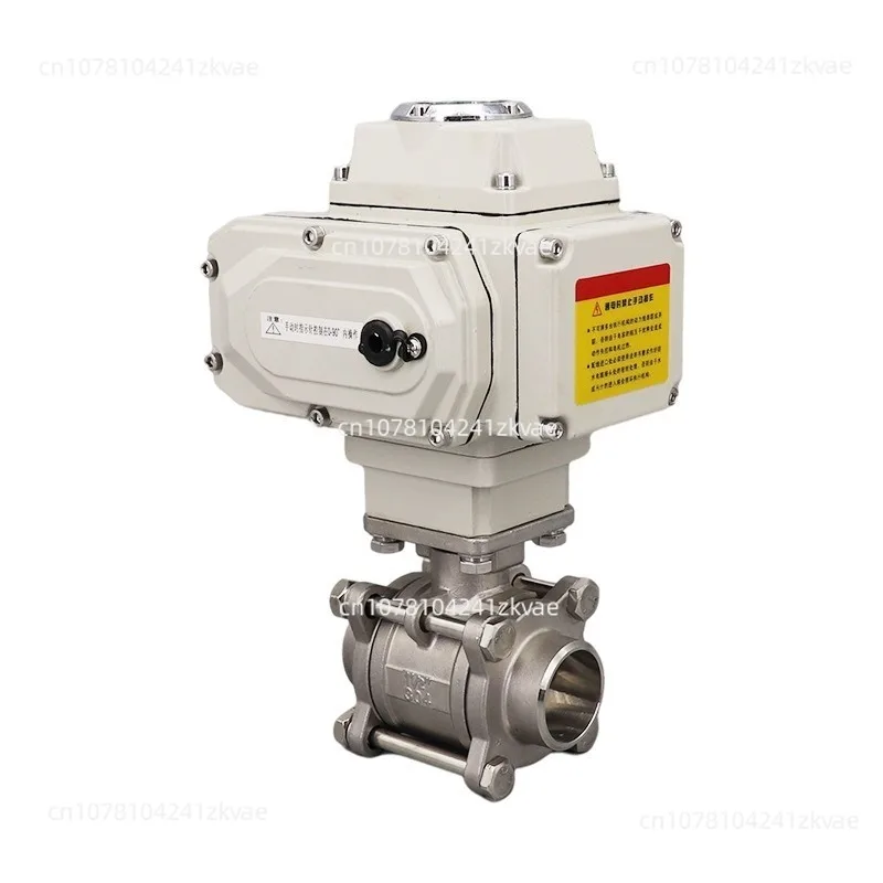 304 stainless steel electric welded ball valve Q961F-16P water gas oil explosion-proof switch regulating valve full diameter