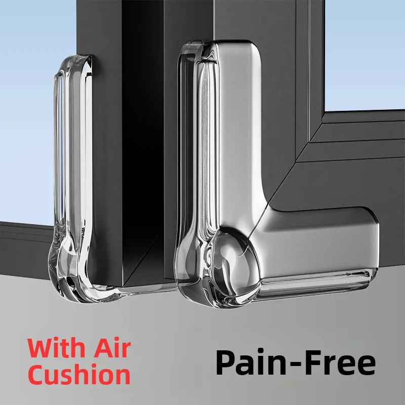 

Se Corner Protectors with Airbag Window Right Angle Silicone Anti-colion Bump-proof Brie Aluminum Airbag Inner Openi...