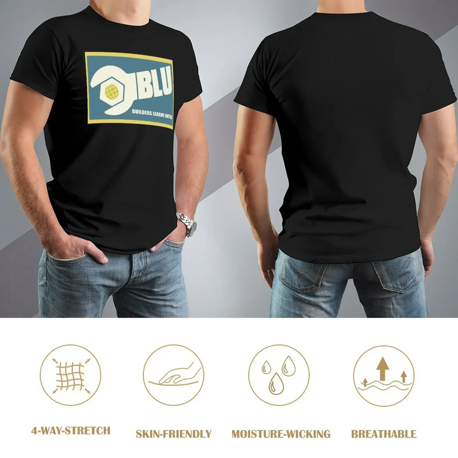 Team Fortress 2 BLU Logo T-Shirt shirts graphic tees boys animal print cotton t shirt men image 4