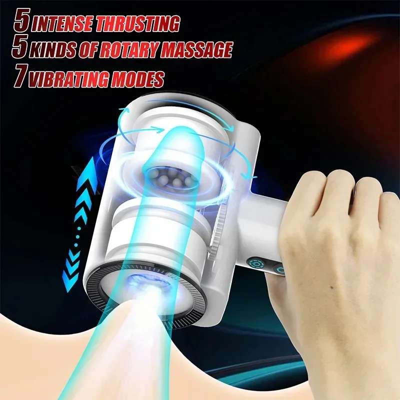 Double Ended Didlo Automatic Man Sex Masturbator Big Butt Plug Sexy Toys For Women Soft Vagina Pussy Man Sex Machine Men Toys