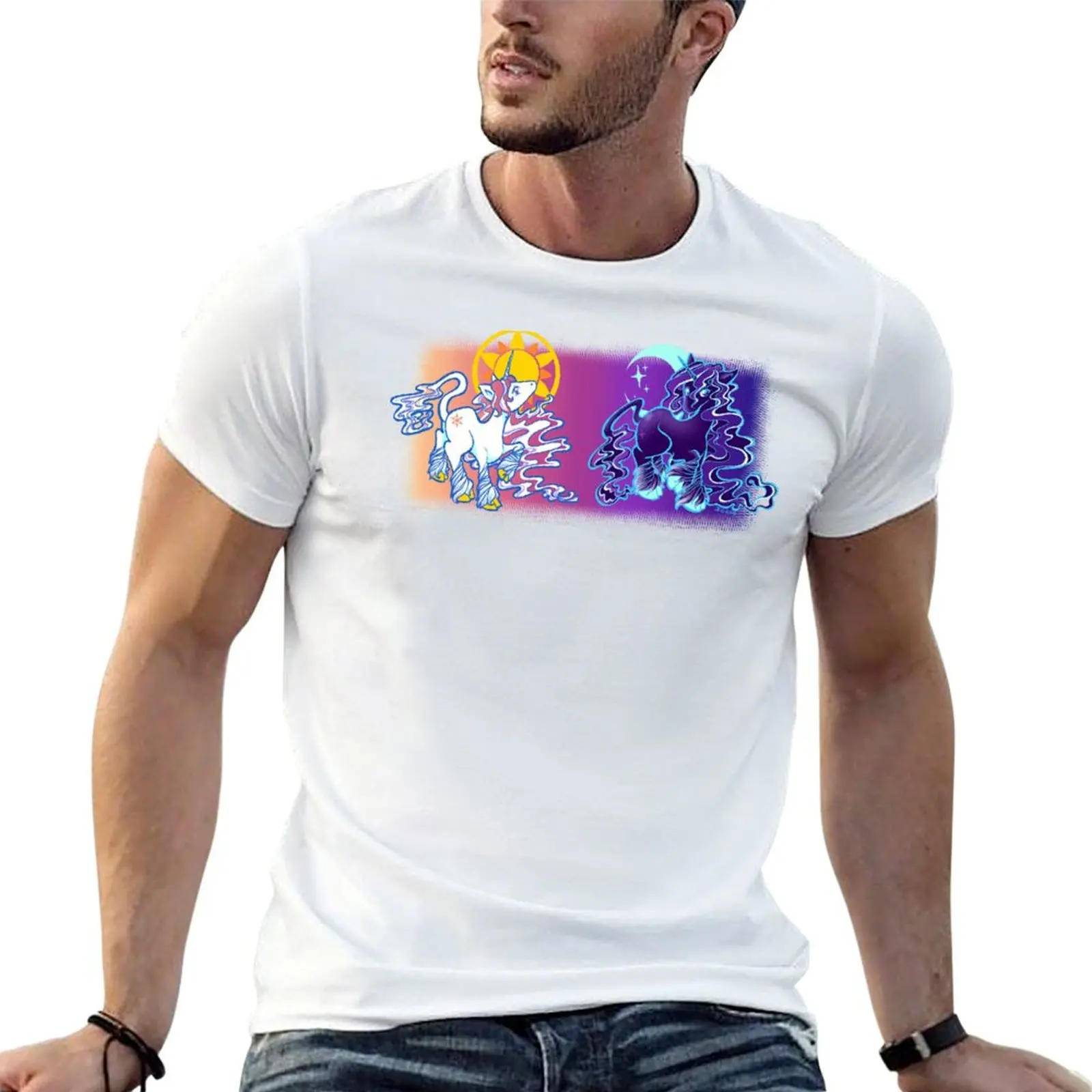 

shirts oversize T-Shirt & anime Day high luxury man Unicorns shirts t brand t Night quality