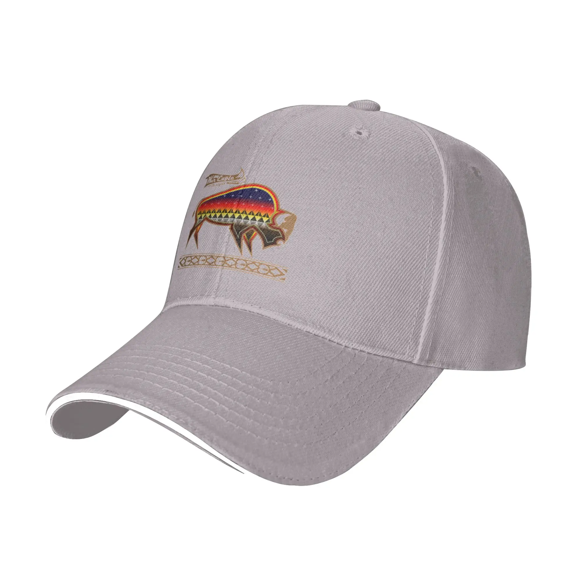 

Fashion Protecting the People Brown Buffalo Curved Brim Baseball Cap Hiking Sun Visor Hat