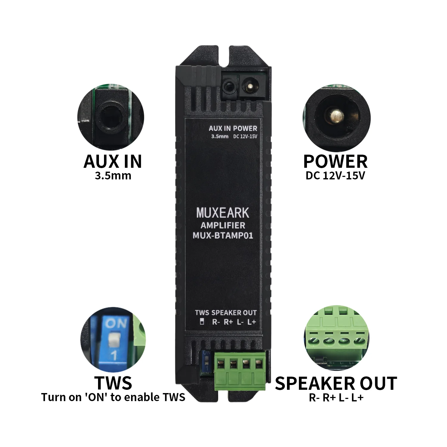 Muxeark 12V3A Güç Adaptörü 2 K - Home Cinema Bluetooth incelemesi ve fiyatı