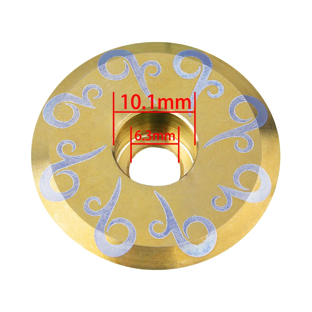 

Titanium Alloy Headset Cap for 1.25 inch 28.6mm Threadless Stem Bike Fork Cover Mountain Road Bicycle Accessories Lightweight