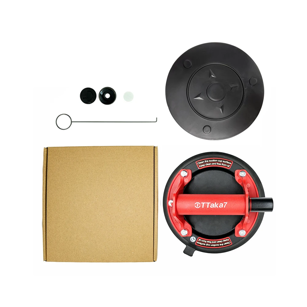 Manual lifting sucker 200KG/ 440 lb load, thick rubber soles, large glass, tile, windscreen - replaceable tool