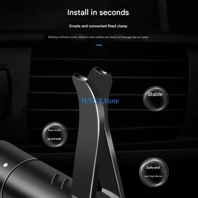 37JE Car Air Vent Clip Car Diffuser Vent Clip Aluminum Scent Auto Freshner Clip - Detail 1