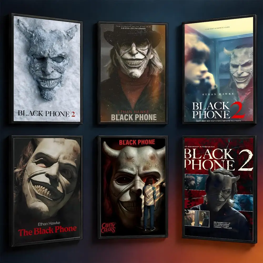 Movie The Black Phone Grabber Finney Poster Wall Art PP Waterproof HD Self Adhesive Modern Home Decor Living Room Apartment Gift