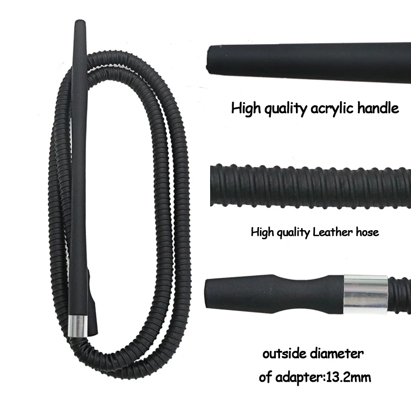 Plastic Shisha Pipe Long Mouth Pipes Hookah Hose Plastic Handle Narguile Water Pipe Accessories