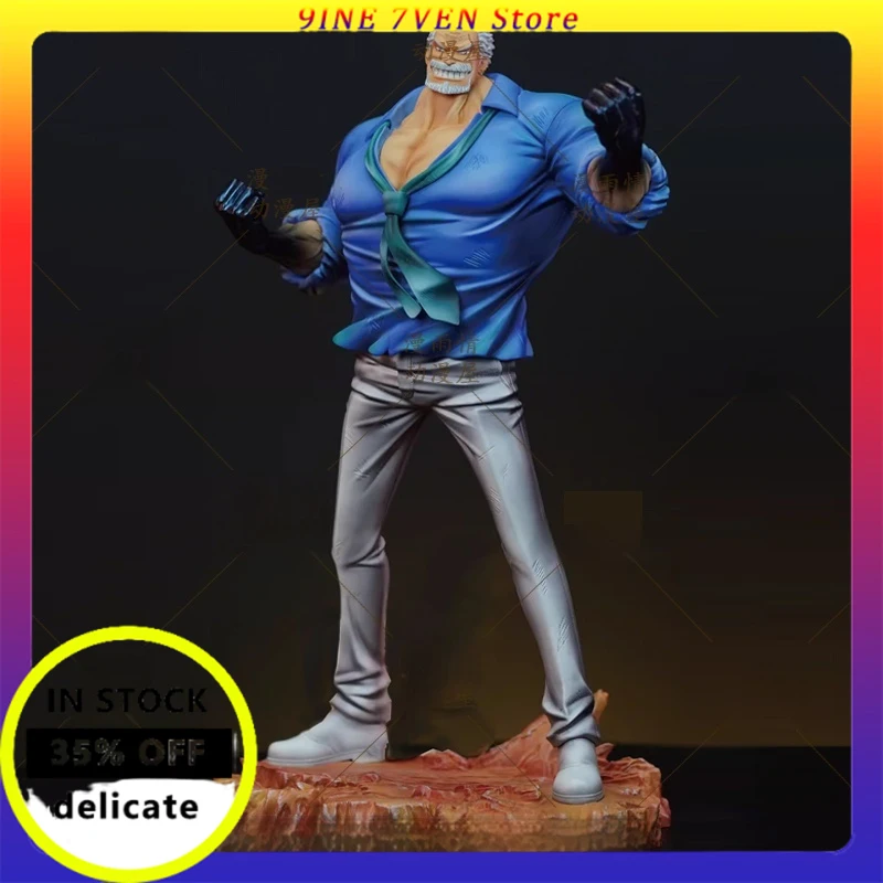 

30cm Cartoon One Piece Naval Hero Karp Doll Hand-Made Model Handsome Cartoon Character Trend Ornaments Decorative Toy Gift