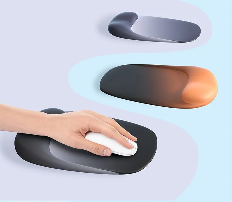Gradient Handgelenkauflage Mauspad Ergonomische Schreibtischunterlage für Büro und Gaming 6 Farboptionen Einzelnes Tastatur-Set – Detail 7
