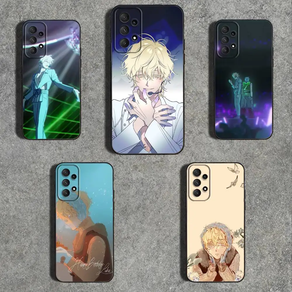 Funda de teléfono Alien S-Stage L-Luka para Samsung Galaxy A73,31,32,72,41,53,52,71,22,5G,Note,J7,8,9 funda negra suave