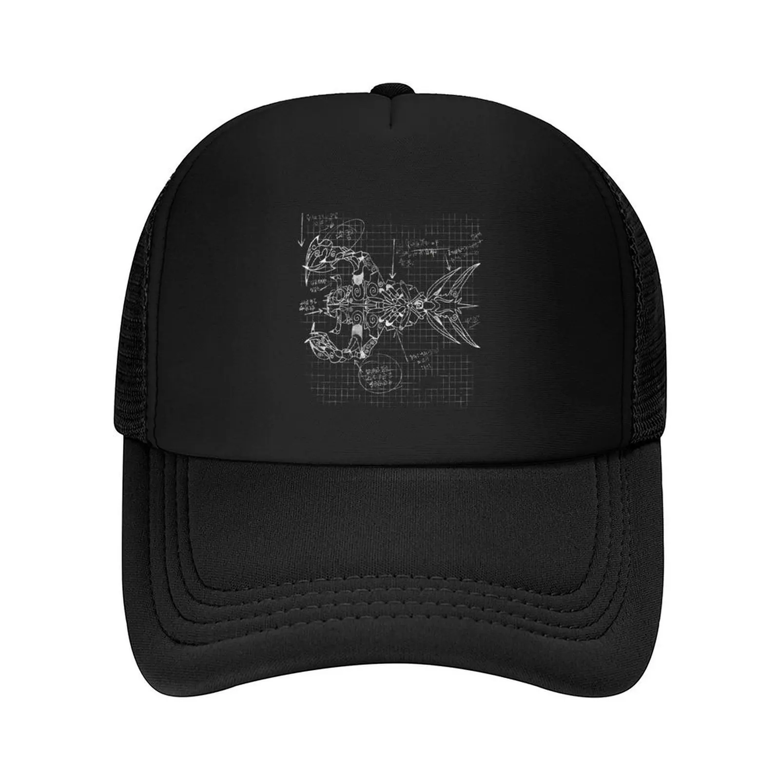 

White Leviathan Blueprint (Atlantis the Lost Empire) Baseball Cap Golf Wear Sunscreen Sun Cap Mens Women's