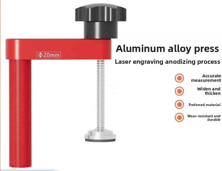 Woodworking Quick Press Desktop Press Clamp Manual Clamping Aluminum Alloy Accessories Workbench DIY Tool Anti-skid