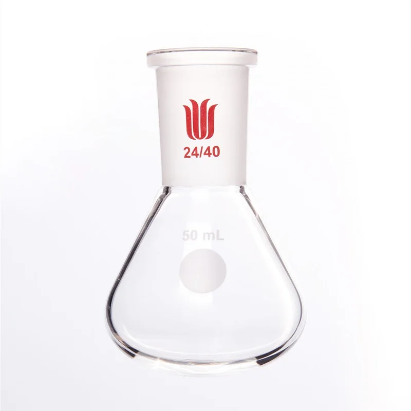 SYNTHWARE Evaporation ball bottle, Evaporative flask, Capacity 5mL 10mL 25mL 50mL 100mL, Borosilicate glass, F79