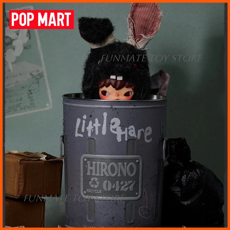 New POP MART Hirono Little Hare Plush Animal Doll Keychain Blind