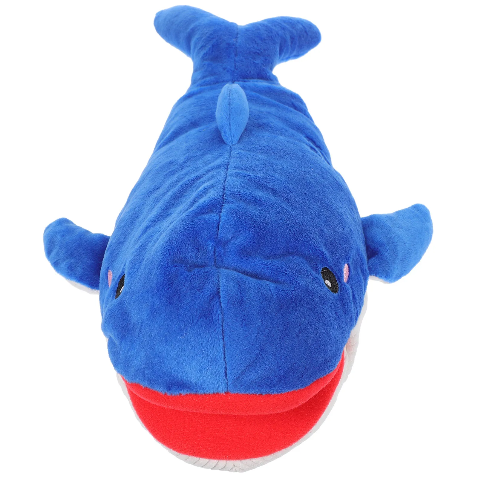 

Креативная интерактивная кукла-рука в виде синего кита для детей: развивающая игрушка для сказок и игр, мультяшная кукла-животное для уроков истории