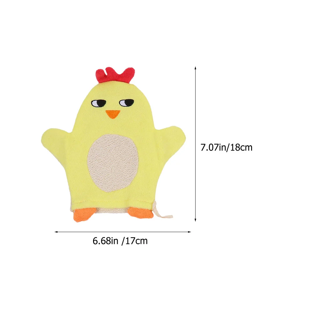 아기 목욕 장갑, 유아 샤워, 어린이 장갑, 만화 동물 디자인 수건, 휴대용 각질 제거 수건, 2 개