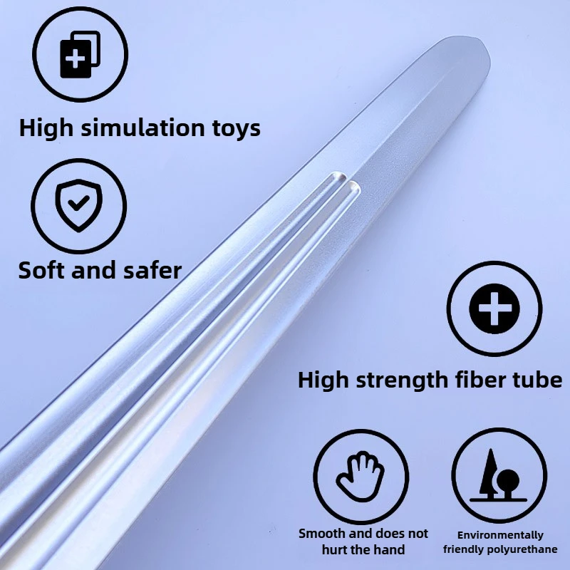 81 cm Eldenn Knight Narsil Zilveren Zwaard wapens Game Randapparatuur Speelgoed katana Cosplay Prop PU Zacht Model Unsharpen Ornament Jongen Gift