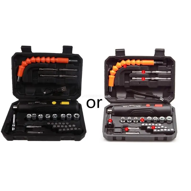 

Wireless Screwdriver Drill Screw Driver Set Rechargeable Electrician Screwdriver Dropship