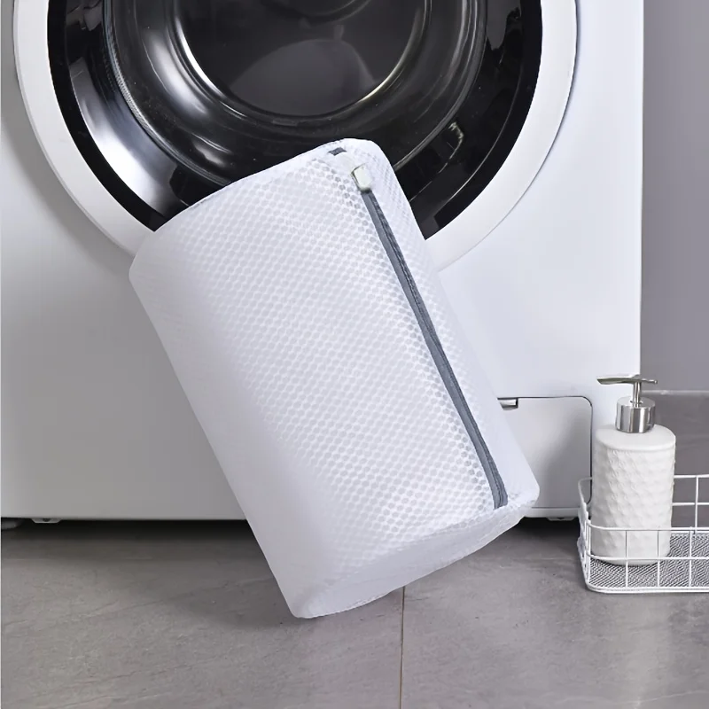 حقيبة تنظيف الأحذية الشبكية المتينة -360 °   حماية، أحذية رياضية قابلة لإعادة الاستخدام وحقيبة غسيل الأحذية الرياضية، مع سحاب للإغلاق