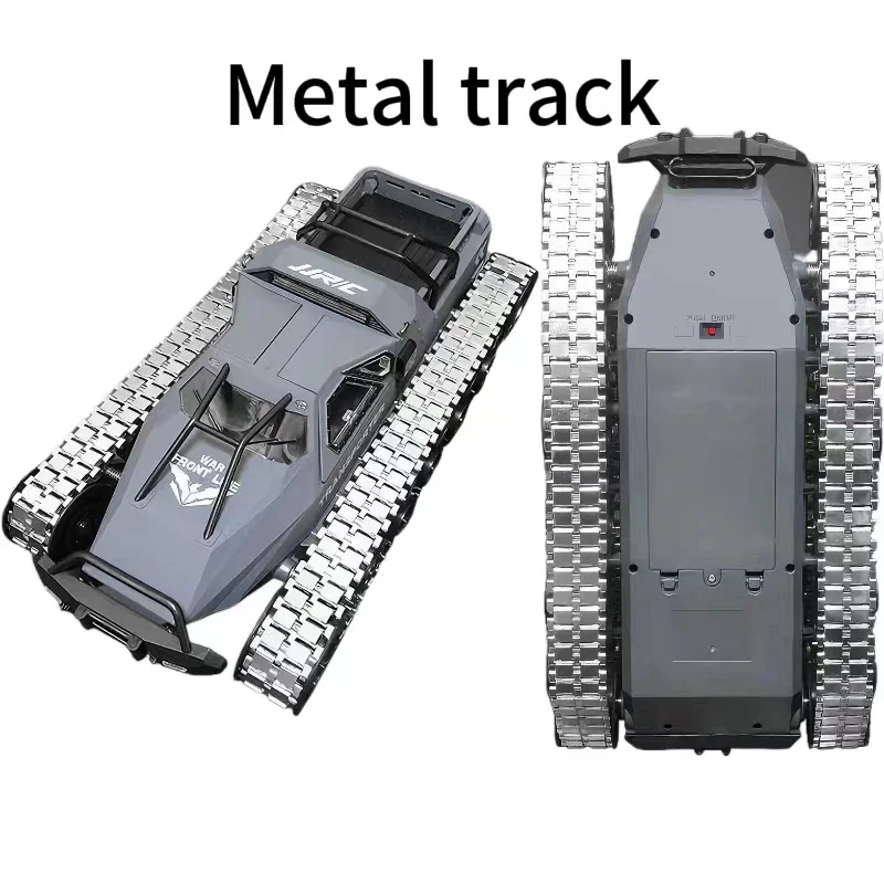 Pista de metal EV2 para juguete de tanque rc, vehículo blindado de alta velocidad, tracción en las cuatro ruedas, vehículo todoterreno