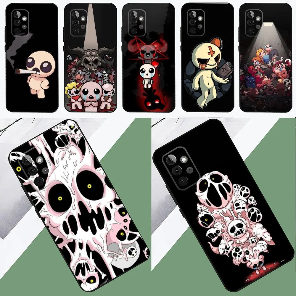 

The B-Binding of Isaac Phone Case For SamsungS24,23,22,21,S20 ,Pro10,S30Plus,S9,20lite Ultra Black Cover