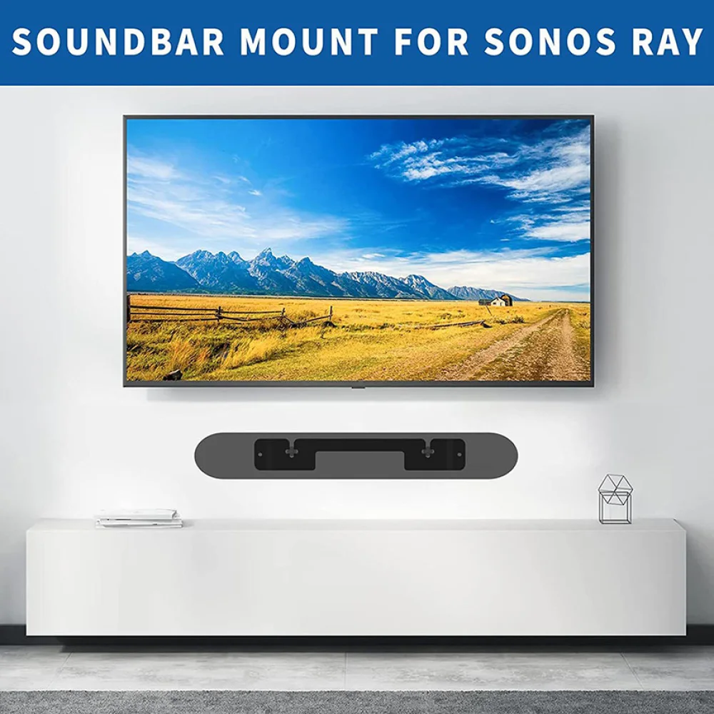 ​ لسماعات Sonos Ray Echo Bar من الفولاذ الكربوني المعدني على الحائط ملحقات الصوت