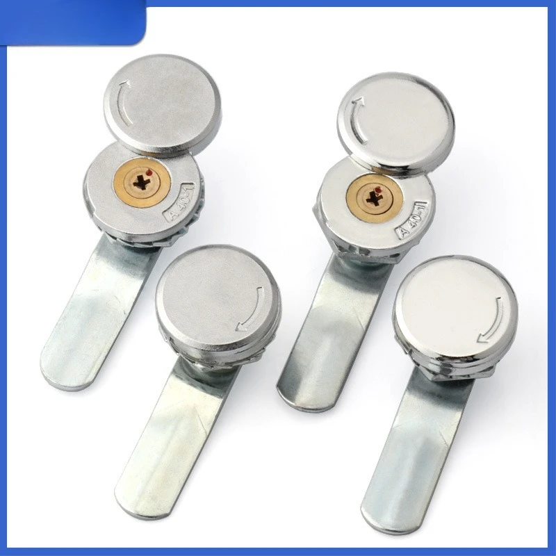 Power Cabinet Door Lock With Key Distribution Box Cylindrical Tongue Locks Cross Copper Core Independent Waterproof
