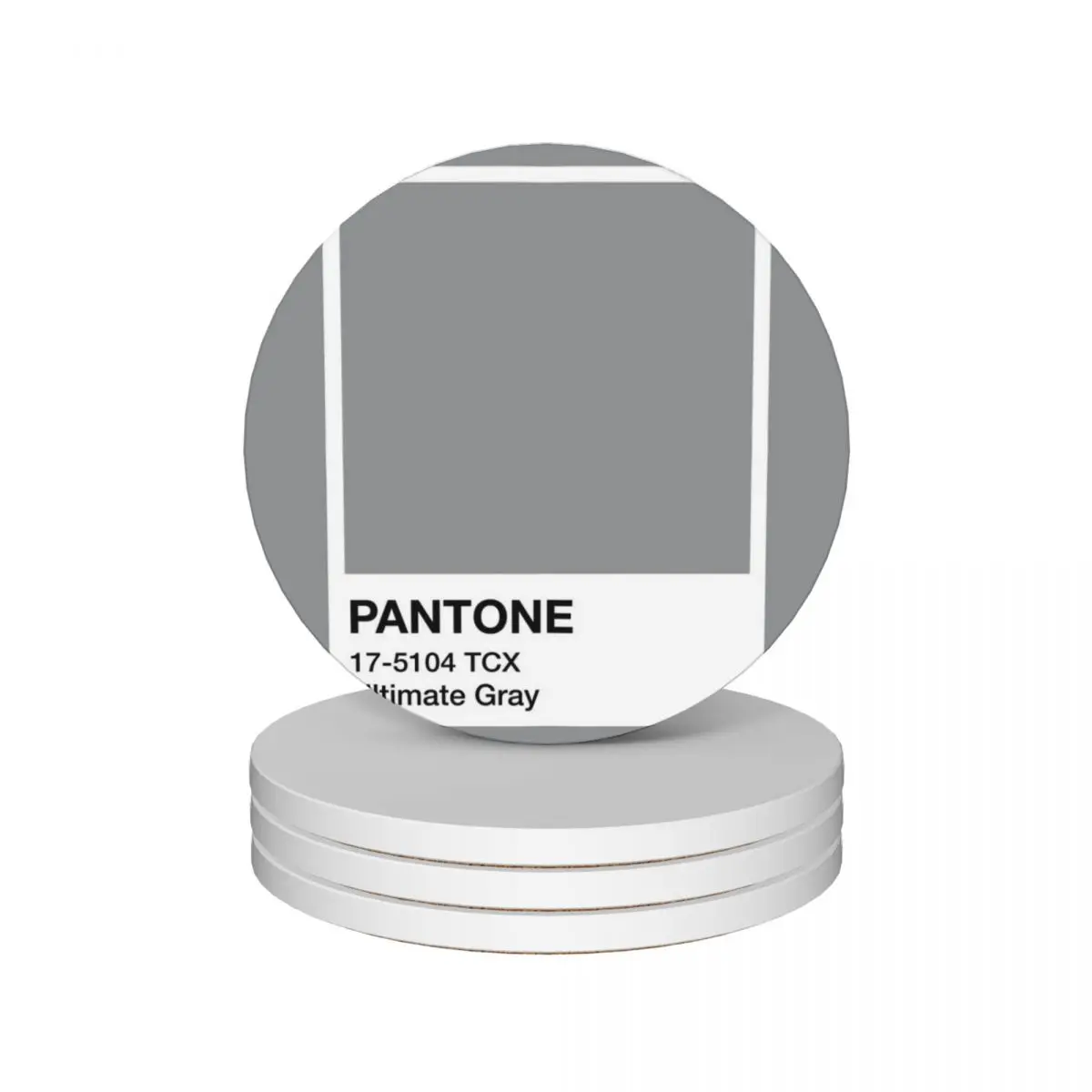 

Ultimate Gray Ceramic Coasters (Set of 4) cup set Creative Coasters