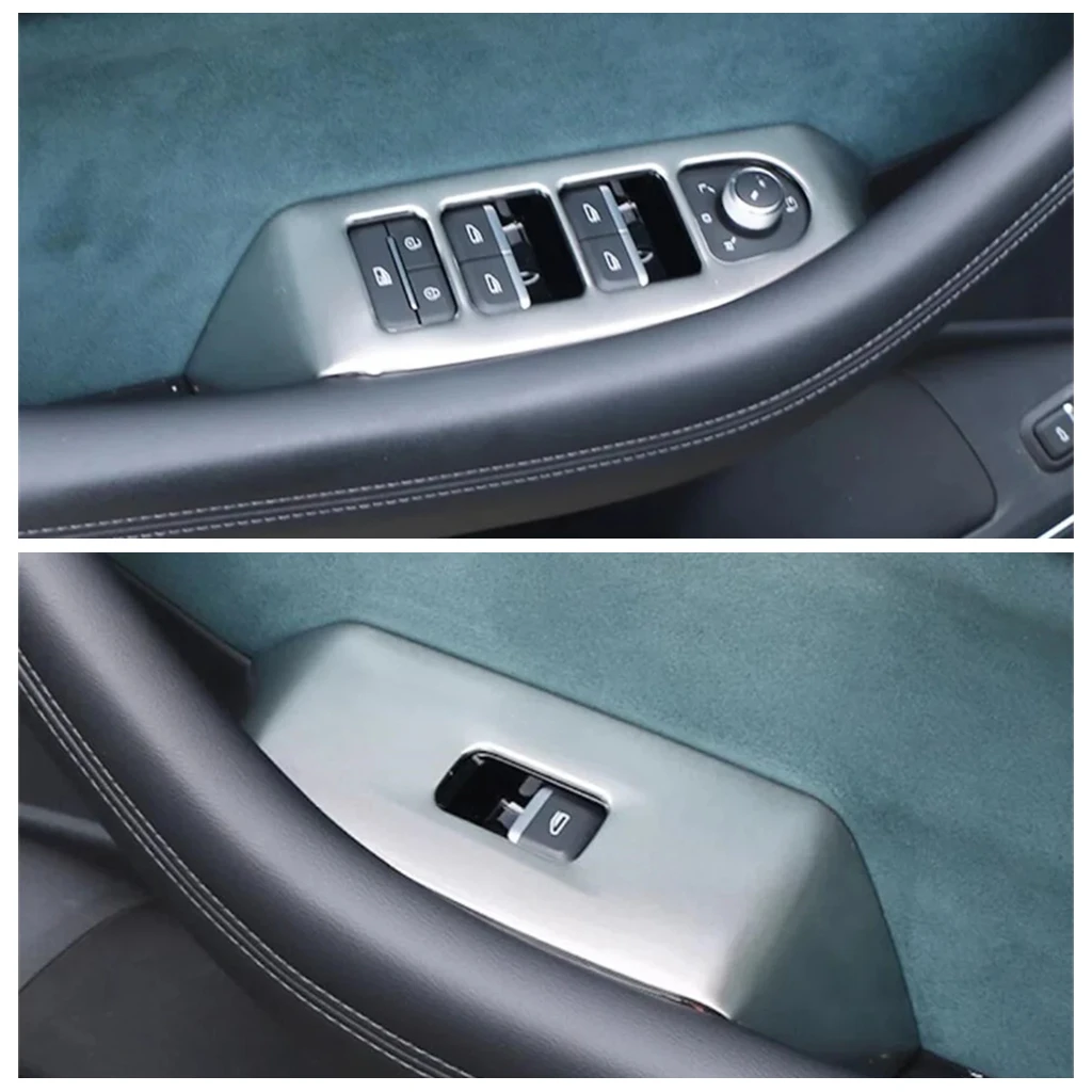 داخل مقبض الباب لوحة ملصق نافذة محيطة رفع التبديل غطاء الكسوة لرينو جراند كوليوس 2024 2025 الملحقات الداخلية #3