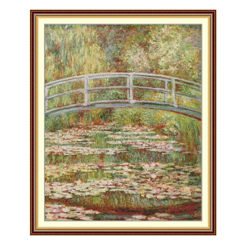Le pont de pierre dans les mod - Embroidery Garden avis et prix