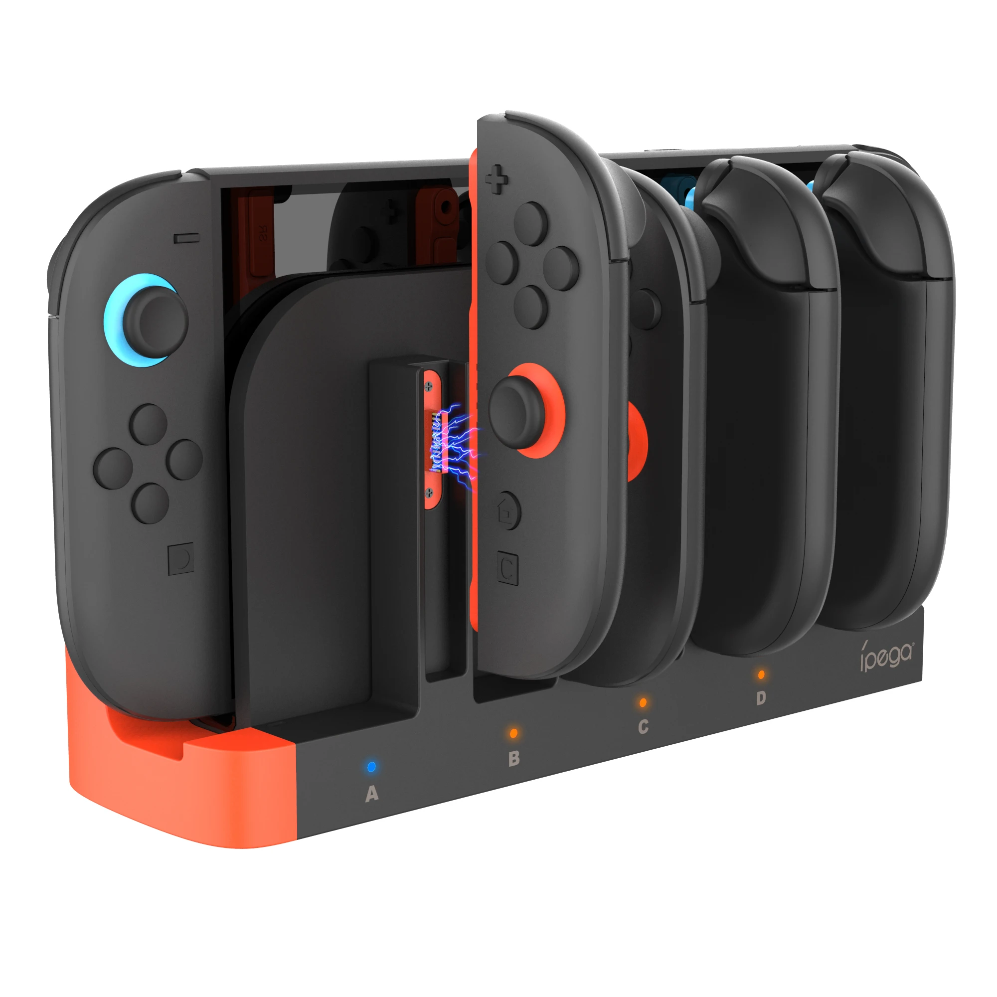 Лидер продаж, зарядная док-станция 4 в 1, для Nintendo Switch 2, контроллер Joy-pad, переключатель 2, игровые аксессуары