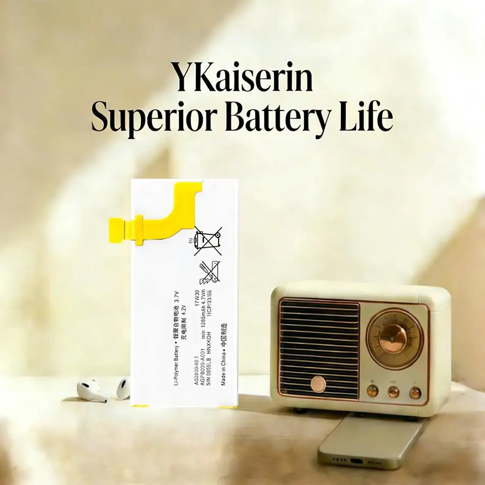 Batería de carga rápida AGPB009-A001 de larga duración de 1265 mAh para teléfono móvil Sony Xperia P LT22 Lt22i Lt22a Nypon