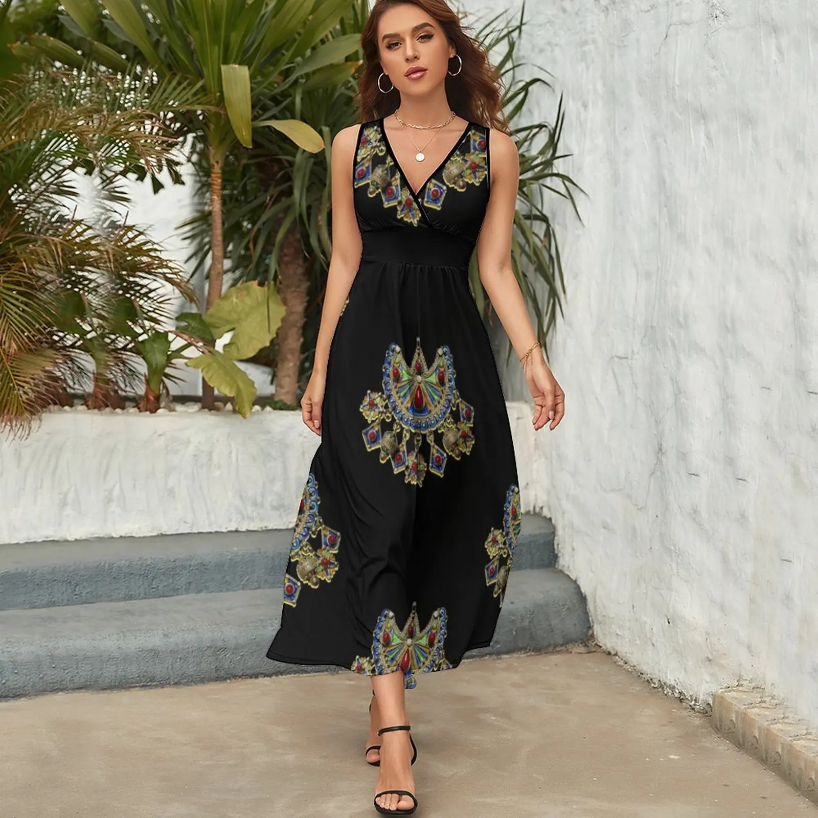 Kabyle jewelry Sleeveless Dress summer dresses summer dress for women 2023 Dress women