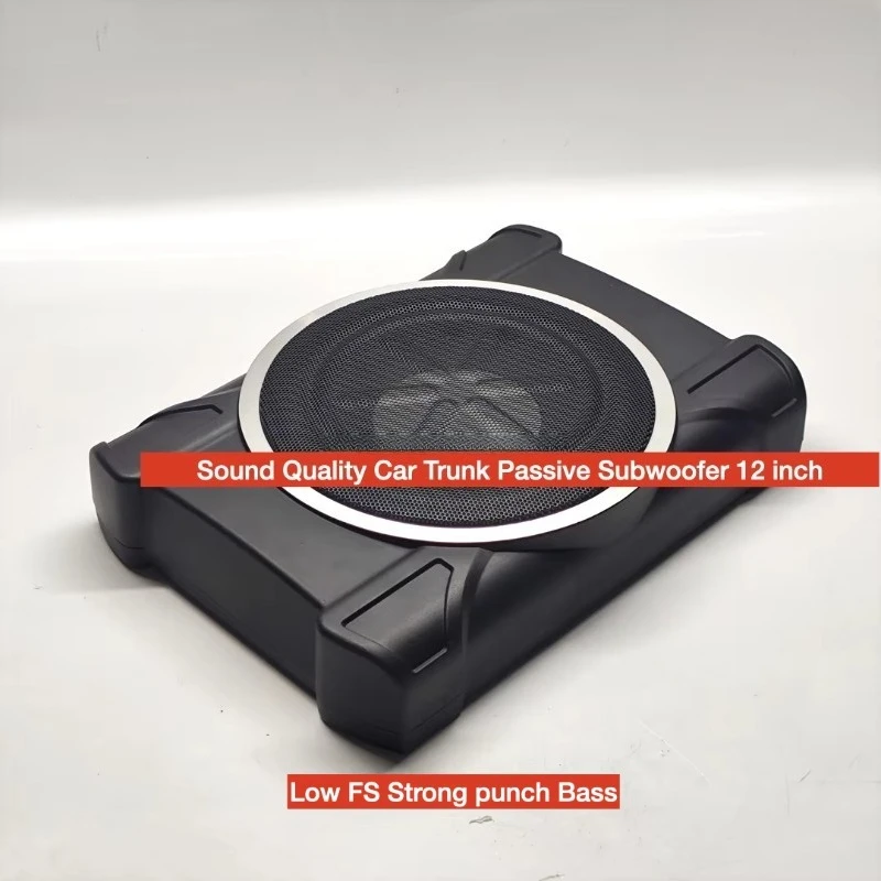 Car Trunk Subwoofer Passive Cabin Subs 12 Inch  0.65+0.65 Ohm DVC  Car Passive Subwoofer 12 Inch RMS 180W 12''
